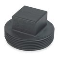 American Imaginations 3 in. x 3 in. ABS Threaded Cleanout Plug AI-35493